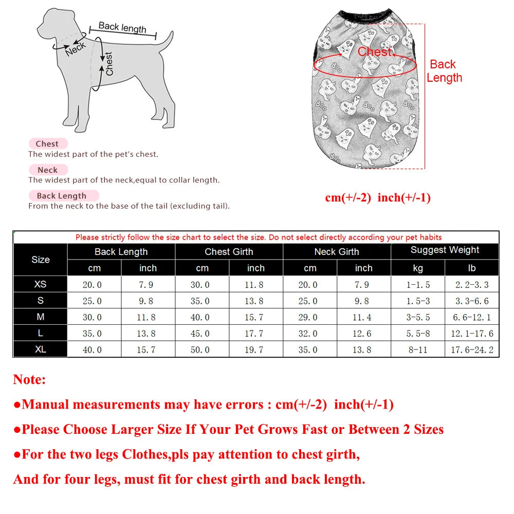 Halloween Vest for Pets