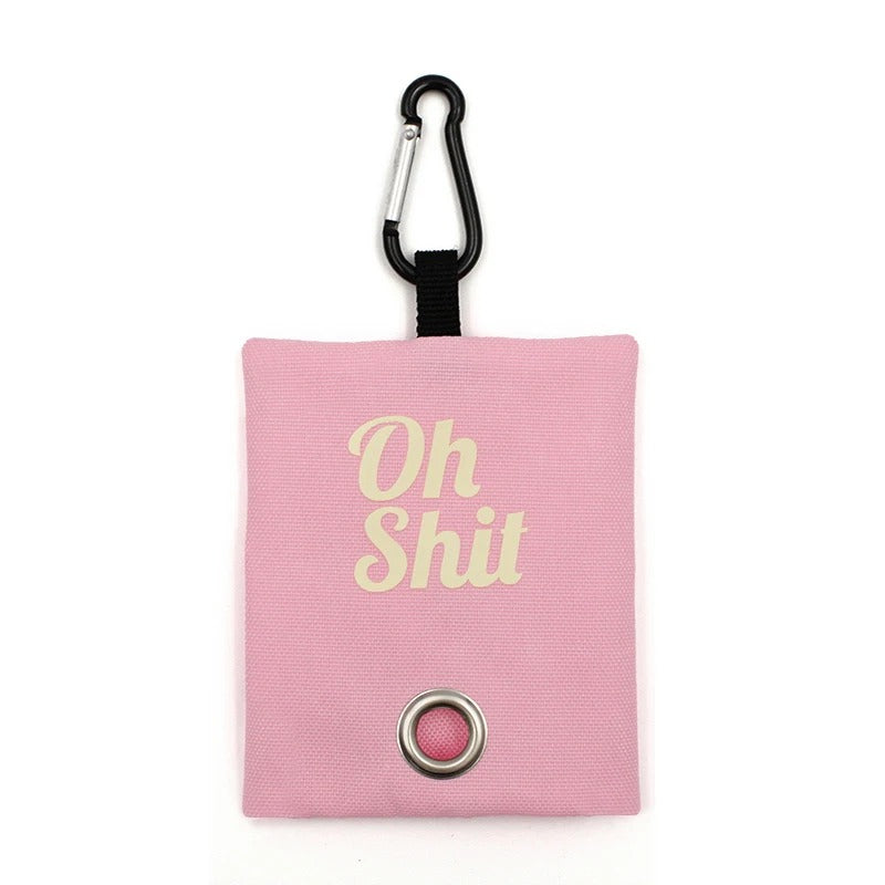 Portable poop bag dispenser