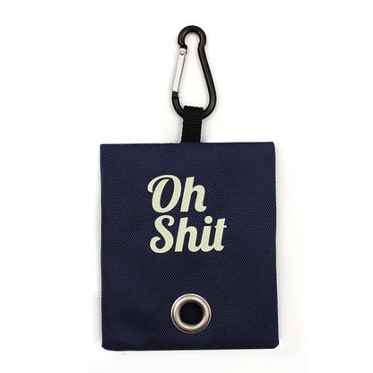 Portable poop bag dispenser