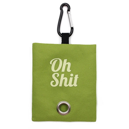 Portable poop bag dispenser