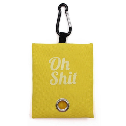Portable poop bag dispenser