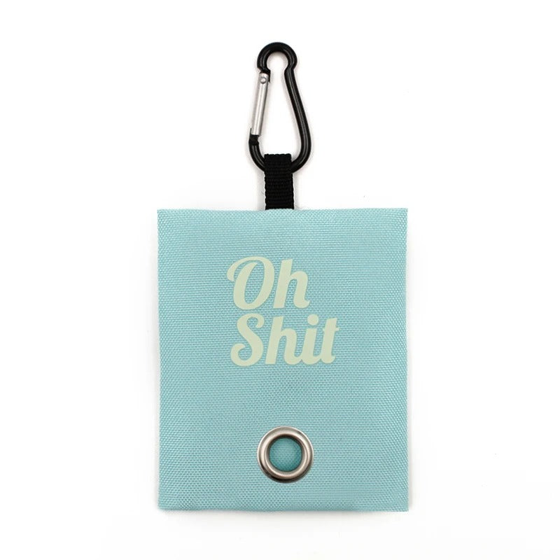 Portable poop bag dispenser