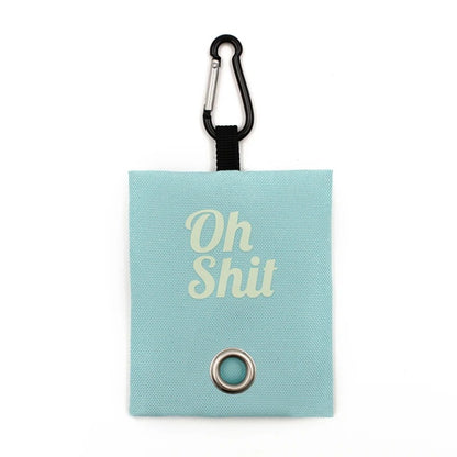 Portable poop bag dispenser