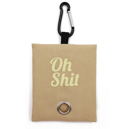 Portable poop bag dispenser