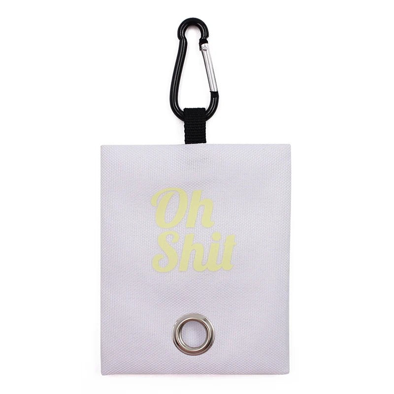 Portable poop bag dispenser