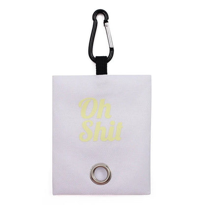 Portable poop bag dispenser