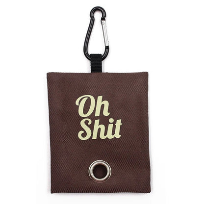 Portable poop bag dispenser
