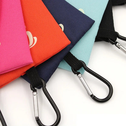 Portable poop bag dispenser