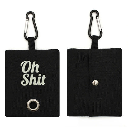 Portable poop bag dispenser